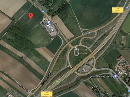 Abstellplatz - geeignet für: Reisemobile - Bezirk Mistelbach - Schrick direkt an der A5 - ca.30 km von Wien