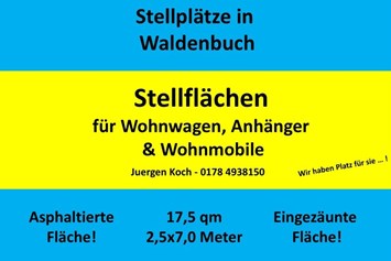 Einstellplatz: Stellplatz Waldenbuch