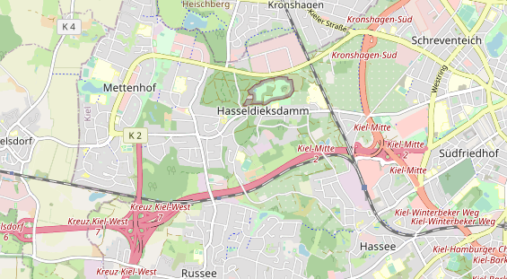 Einstellplatz auf Karte