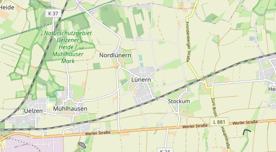 Einstellplatz auf Karte