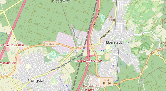 Einstellplatz auf Karte