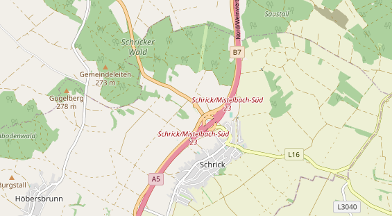 Einstellplatz auf Karte