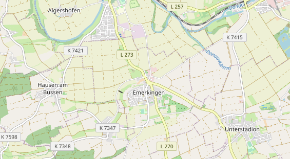 Einstellplatz auf Karte