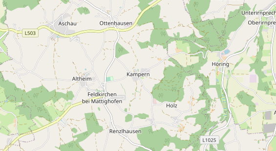 Einstellplatz auf Karte