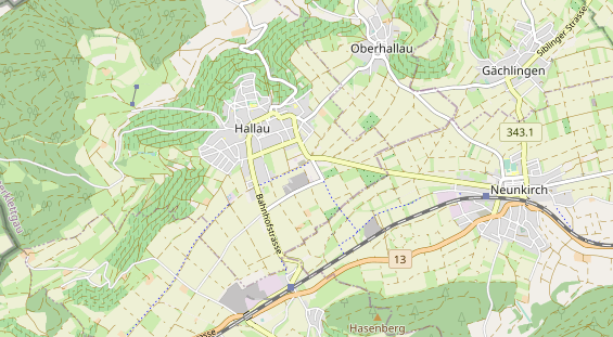 Einstellplatz auf Karte