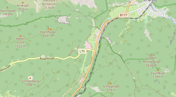 Einstellplatz auf Karte