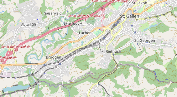Einstellplatz auf Karte