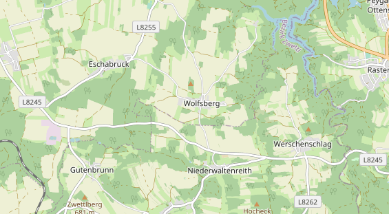 Einstellplatz auf Karte