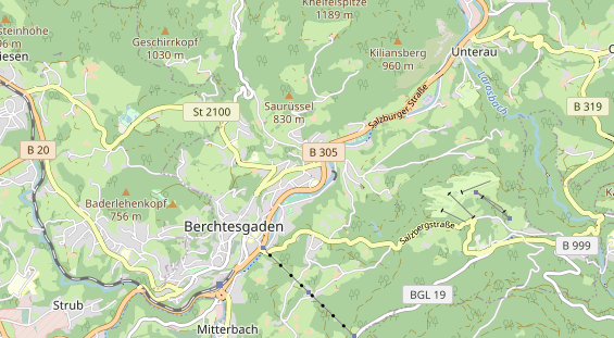 Einstellplatz auf Karte
