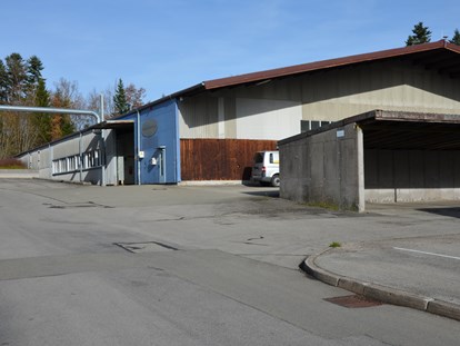 Abstellplatz - geeignet für: Autos - Außenansicht Halle mit Einfahrtstor - Einstellhalle in 72213 Altensteig 