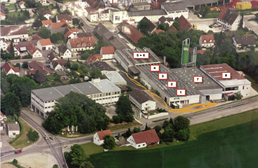 Einstellplatz: Hier sieht man unsere Hallen 1-8 von oben - Drexel-Mietpark zwischen Augsburg und München