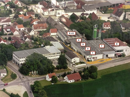 Abstellplatz - geeignet für: Reisemobile - Bayern - Hier sieht man unsere Hallen 1-8 von oben - Drexel-Mietpark zwischen Augsburg und München
