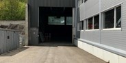 Abstellplatz - Schweiz - Zufahrt - Sektionaltor automatisch - Einstellplätze in Thayngen für Wohnmobile, Boote und Fahrzeuge!